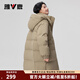 雅鹿冬季羽絨服女2025新款中長(cháng)款時(shí)尚冬裝連帽加厚派克服韓版外套女裝 卡其色 XL 170 【推薦150-170斤】