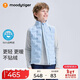 moodytiger校服神器兒童羽絨馬甲鴨絨背心男女童輕薄保暖拒水透氣彈力秋冬款