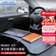 卡斯蘭適用特斯拉小桌板Model3Y蔚來(lái)理想問(wèn)界車(chē)載餐盤(pán)墊板折疊電腦桌板 特斯拉多功能車(chē)載小桌板【碳纖維紋黑】