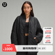 lululemon丨Quilted Light 女士絎縫帶夾層長(cháng)款外套 拒水 LW4BXSS 黑色 S /6