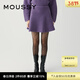 moussy 新品甜美公主風(fēng)毛絨短款針織半身裙010GAS70-6070 100紫色 00020/F