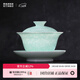 景德鎮官方陶瓷蓋碗茶杯茶具扒花純手工白瓷茶碗大號三才蓋碗一人用防燙 【進(jìn)階款扒花】素玉扒花蓋碗