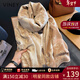 viney圍巾女冬季披肩保暖雙面仿羊絨圍脖護頸生日情人節禮物送女友老婆 【卡其色禮盒裝】新年送女生高級感輕奢