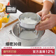 霜山304不銹鋼面粉篩家用做蛋糕戚風(fēng)工具烘焙手持輔食過(guò)濾網(wǎng)30目 直徑12.5*高5.2cm（洗碗機可用）