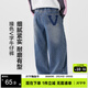左西女童牛仔褲兒童褲子直筒褲2026新款中大童春裝長(cháng)褲潮 牛仔色 150