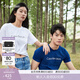 Calvin KleinJeans夏季男女情侶中性休閑年輕多色ck印花修身打底短袖T恤上衣 YAF-月光白 L （推薦145-160斤）