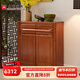 光明家具 鞋柜實(shí)木玄關(guān)柜實(shí)木北美紅橡木儲物2672
