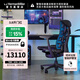 赫曼米勒（HERMAN MILLER） xLogitechx羅技G聯(lián)名Embody電競椅 人體工學(xué)椅 電腦椅久坐不累 青藍色
