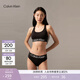 Calvin Klein內衣女醒目提花ck無(wú)鋼圈輕運動(dòng)可抽取墊交叉寬肩帶美背文胸 UB1-太空黑 M