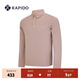 Rapido靂霹道春夏男士R系列休閑T恤簡(jiǎn)約長(cháng)袖POLO衫CN4141U12 粉紅色 M 170/88A