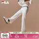 FILA 斐樂(lè )官方女士針織長(cháng)褲2026春季時(shí)尚簡(jiǎn)約基礎休閑YODAR褲微喇褲