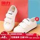 回力童鞋2026春春季新款男女童四季單鞋學(xué)生舒適棉麻布鞋兒童帆布鞋 白色（魔術(shù)貼） 33 鞋內長(cháng)約21cm