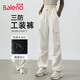 班尼路（Baleno）兩穿軟殼三防工裝褲女2026春秋季新款戶(hù)外徒步登山防風(fēng)防水傘兵褲