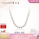 周大生【新年禮物】淡水珍珠項鏈復古典雅珍珠送媽媽送女友