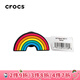 卡駱馳（CROCS）智必星洞洞鞋配件鞋扣配飾新款可拆卸鞋上趣味時(shí)尚配飾鞋花飾品 10007117/彩虹