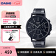 卡西歐（CASIO）手表商務(wù)黑武士 三眼六針?shù)搸r(shí)尚防水考試表男士腕表 送男友禮物 MTP-E321B-1AVDF