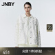 JNBY/江南布衣秋冬夾克女牛仔街頭酷感寬松休閑通勤風(fēng)挺括5N8615330 100/本白 S