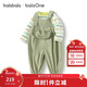巴拉巴拉balaOne寶寶長(cháng)袖套裝背帶褲兩件套男童女童2025秋裝208325104206