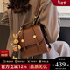 CALWAN KEODH背包雙肩包女2024新款時(shí)尚旅游輕便高級感初中生大學(xué)生書(shū)包學(xué)院風(fēng) 【棕色】休閑百搭高顏值日韓通勤包