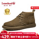 楓葉（leaveland）男靴冬季新品英倫風(fēng)舒適短靴男復古時(shí)尚軟底低幫馬丁靴子男 棕色(皮鞋碼) 41