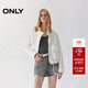 ONLY2025夏季新款百搭隨性插肩袖寬松顯瘦短款外套女|125336015 A43奶油白色 M
