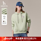 哈吉斯（HAZZYS）女裝 秋季女士衛衣純色活力連帽運動(dòng)休閑風(fēng)套頭衛衣女 淺綠色LG L (165/88A 40)