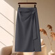 芮妍雅灰色半身裙女春秋季2026新款高級感氣質(zhì)a字中長(cháng)裙西裝開(kāi)叉包臀裙 灰色-西裝料【專(zhuān)柜柜貨】 常規 M /27 建議95-105斤