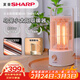 夏普鳥(niǎo)籠小太陽(yáng)取暖器/桌面電暖器/取暖電器/電暖爐小型/碳晶發(fā)熱體即開(kāi)即熱HX-SM081A-Y