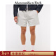 Abercrombie & Fitch美式經(jīng)典澤西風(fēng)舒適松緊腰運動(dòng)衛褲短褲25夏季男裝128-5080 淺麻灰色 2XL (185/104A)