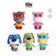會(huì )說(shuō)話(huà)的湯姆貓（TalkingTom）英雄小隊湯姆貓玩偶hero玩具公仔禮物超能戰隊安吉拉毛絨娃娃周邊 英雄小隊湯姆貓