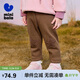迷你巴拉【打底褲】女童冬新品加絨褲子親膚高腰護肚長(cháng)褲
