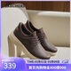 斯凱奇（Skechers）38節禮物2026春季新款男鞋舒適休閑皮鞋商務(wù)鞋通勤鞋德比鞋205703