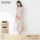 SNIDEL春夏款法式淑女蕾絲鏤空雪紡長(cháng)袖連衣裙SWFO231105 粉米色 M （1）