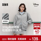 森馬（Semir）針織外套女時(shí)尚學(xué)院風(fēng)撞色開(kāi)衫短款軟糯miu系毛衫109126108004