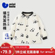 迷你巴拉（minibala）【夾棉】?jì)和兠藜揖由弦履信瘜殞氂H膚卡通外套秋冬