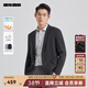 利郎輕薄防曬衣西裝外套夏季25商務(wù)男士單西上衣修身透氣皮膚衣空調服 黑色（G5XKF821SA） 2XL 180/92A