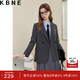 KBNE西裝外套女爆款小個(gè)子2025秋季新款氣質(zhì)女神高級感炸街小西服 深灰偏大一碼 M