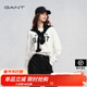 GANT/甘特簡(jiǎn)約舒適女士上衣簡(jiǎn)約白色抓絨字母印花套頭長(cháng)袖衛衣 113米白色 M