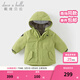 戴維貝拉（DAVE＆BELLA）女童羽絨服男童90絨保暖羽絨衣兒童冬裝幼兒新年寶寶冬季外出服 牛油果綠DB16448-A 110 cm（建議身高100-110cm）