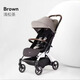 好孩子（gb）好孩子D850嬰兒車(chē)推車(chē)可坐可躺寶寶遛娃避震輕便折疊C4017/ORSA D850-A淺松茶（帶天窗大遮陽(yáng)）
