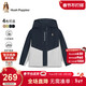 暇步士（Hush Puppies）童裝兒童三防外套25秋男大童輕戶(hù)外運動(dòng)休閑風(fēng)衣 藏藍    140  
