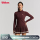 威爾勝（Wilson）官方秋冬女士柔軟親膚網(wǎng)球健身運動(dòng)長(cháng)袖T恤 羅亞爾紅-WW00556531WIE S /165/84A
