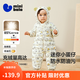 迷你巴拉（minibala）【迷你小蛋仔】嬰兒羽絨服三防連體羽絨服男女童寶寶連體衣 黑白色調00391 【白鴨絨-1000+清潔度】 80 CM 9-12個(gè)月
