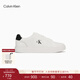 Calvin KleinJeans26春男士復古潮流ck字母休閑運動(dòng)小白鞋板鞋 01W-白色/黑色 42