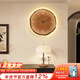 好久不見(jiàn)2025年新款高級感客廳掛鐘輕奢創(chuàng  )意時(shí)鐘掛墻現代簡(jiǎn)約餐廳藝術(shù)鐘表 年輪映時(shí)A 30cm * 30cm 8英寸指針 常規不發(fā)光