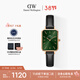 丹尼爾惠靈頓（DanielWellington）DW女士手表復古方盤(pán)小綠表輕奢小眾石英腕表送女友新年禮物DW446