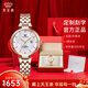 天王（TIAN WANG）手表女士小花瓣機械表輕奢小眾高級感防水品牌腕表情人節禮物 【砰然心動(dòng)禮盒】51176玫