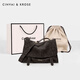 CinvaiKrose小c&k包包女包通勤郵差包包女士2026新款高級感單肩斜挎包 烏木色