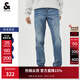 杰克·瓊斯（JACK&JONES）26年春男裝修身牛仔褲男彈性品牌男褲休閑潮流四季款寬松直筒褲子 E42中牛仔藍-第二批 30 170/78A(W30/L30)