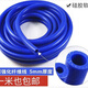 汽車(chē)硅膠管耐高溫耐壓暖風(fēng)水管雙層藍色夾線(xiàn)矽膠真空蒸汽軟管 3米 內徑25